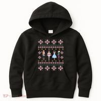 Christmas Nutcracker Squad Ballet Dance Funny Xmas Holiday Kids Hoodie thumb 0