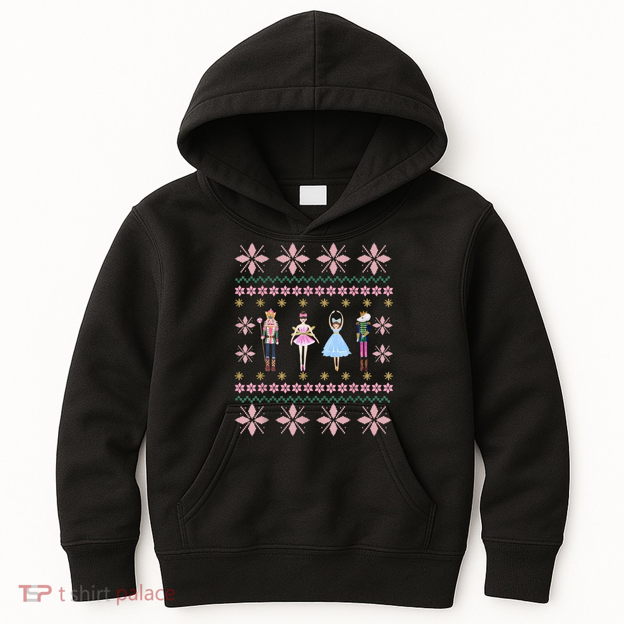 Christmas Nutcracker Squad Ballet Dance Funny Xmas Holiday Kids Hoodie