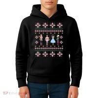 Christmas Nutcracker Squad Ballet Dance Funny Xmas Holiday Kids Hoodie thumb 4