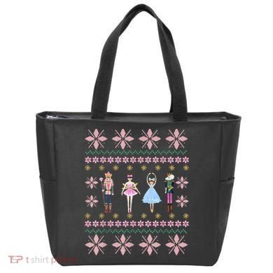 Christmas Nutcracker Squad Ballet Dance Funny Xmas Holiday Tote Bag