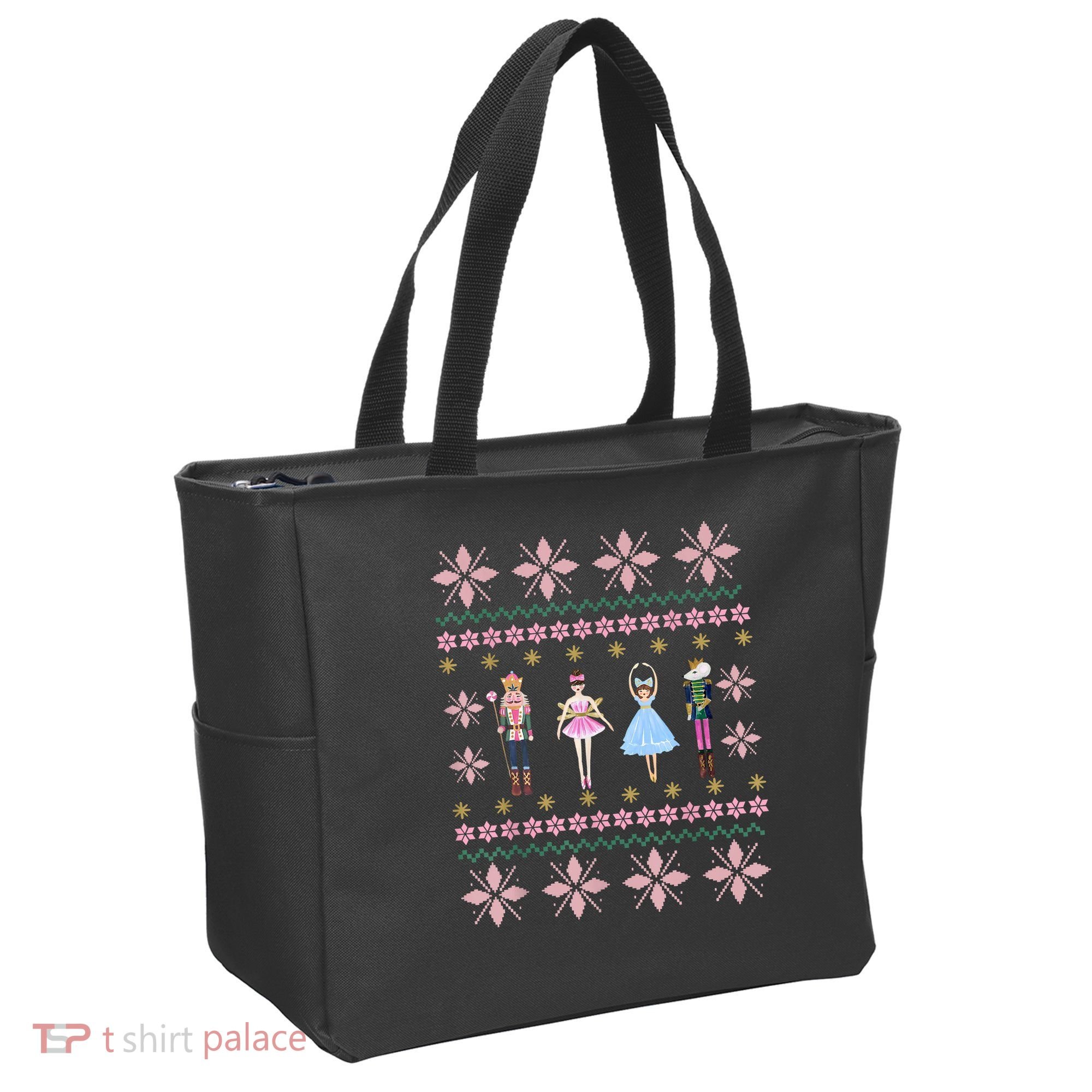 Christmas Nutcracker Squad Ballet Dance Funny Xmas Holiday Tote Bag