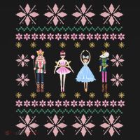 Christmas Nutcracker Squad Ballet Dance Funny Xmas Holiday Tote Bag thumb 4