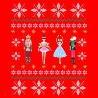 Christmas Nutcracker Squad Ballet Dance Funny Xmas Holiday Santa Hat thumb 1