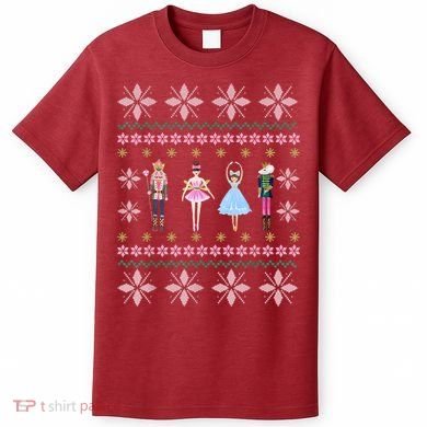 Christmas Nutcracker Squad Ballet Dance Funny Xmas Holiday T-Shirt