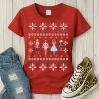 Christmas Nutcracker Squad Ballet Dance Funny Xmas Holiday Women's T-Shirt thumb 3