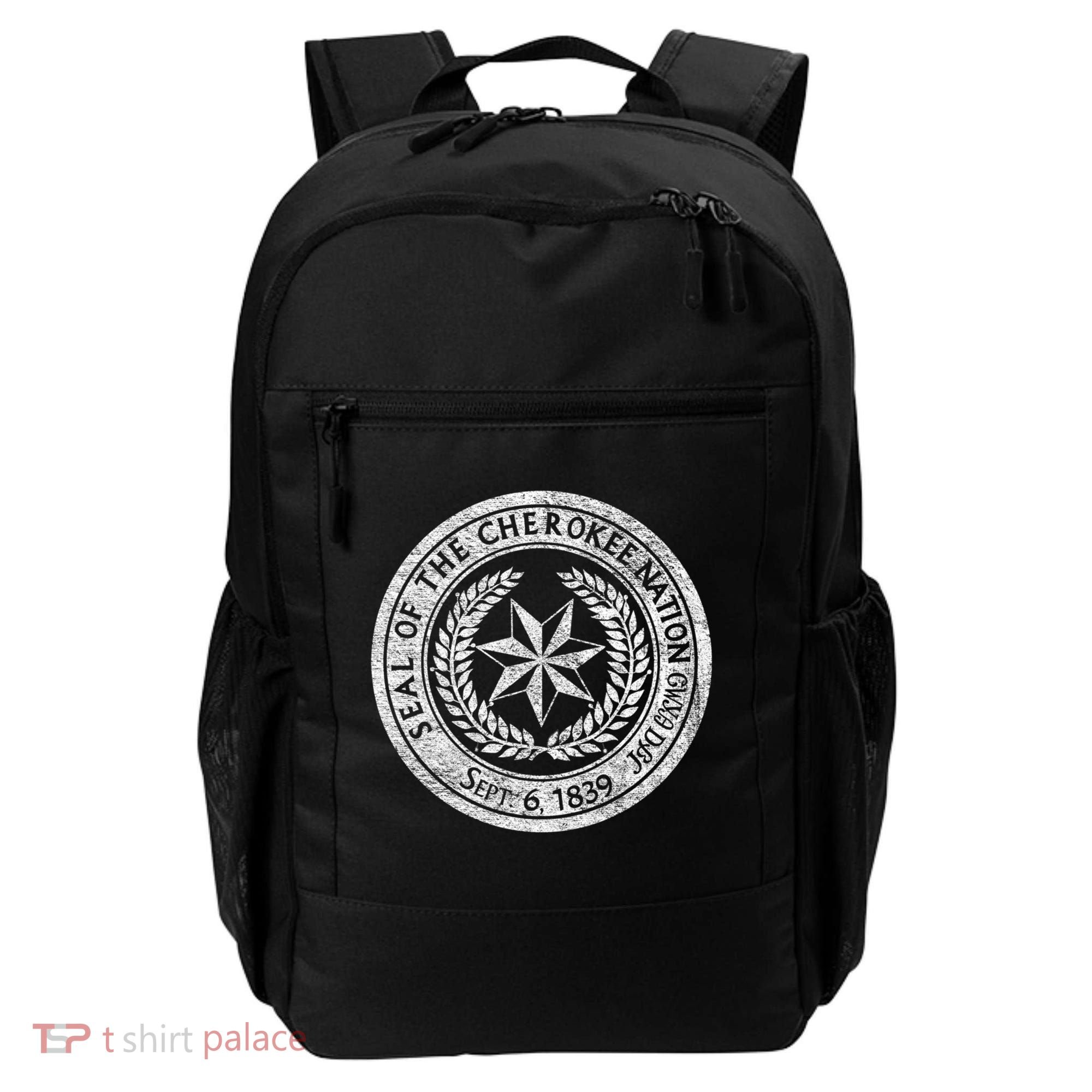 Cherokee Nation Seal Native American Tribe Pride Honor Meaningful Gift Backpack