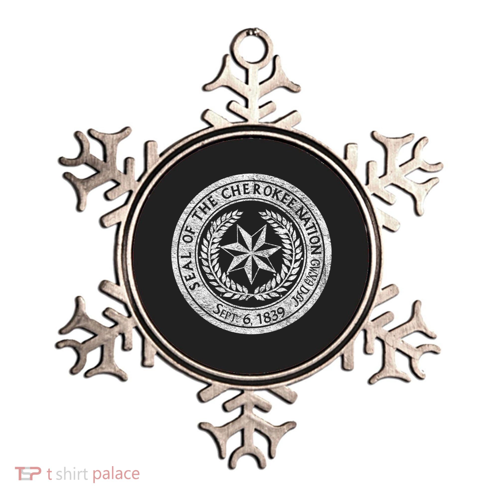 Cherokee Nation Seal Native American Tribe Pride Honor Meaningful Gift Ornament