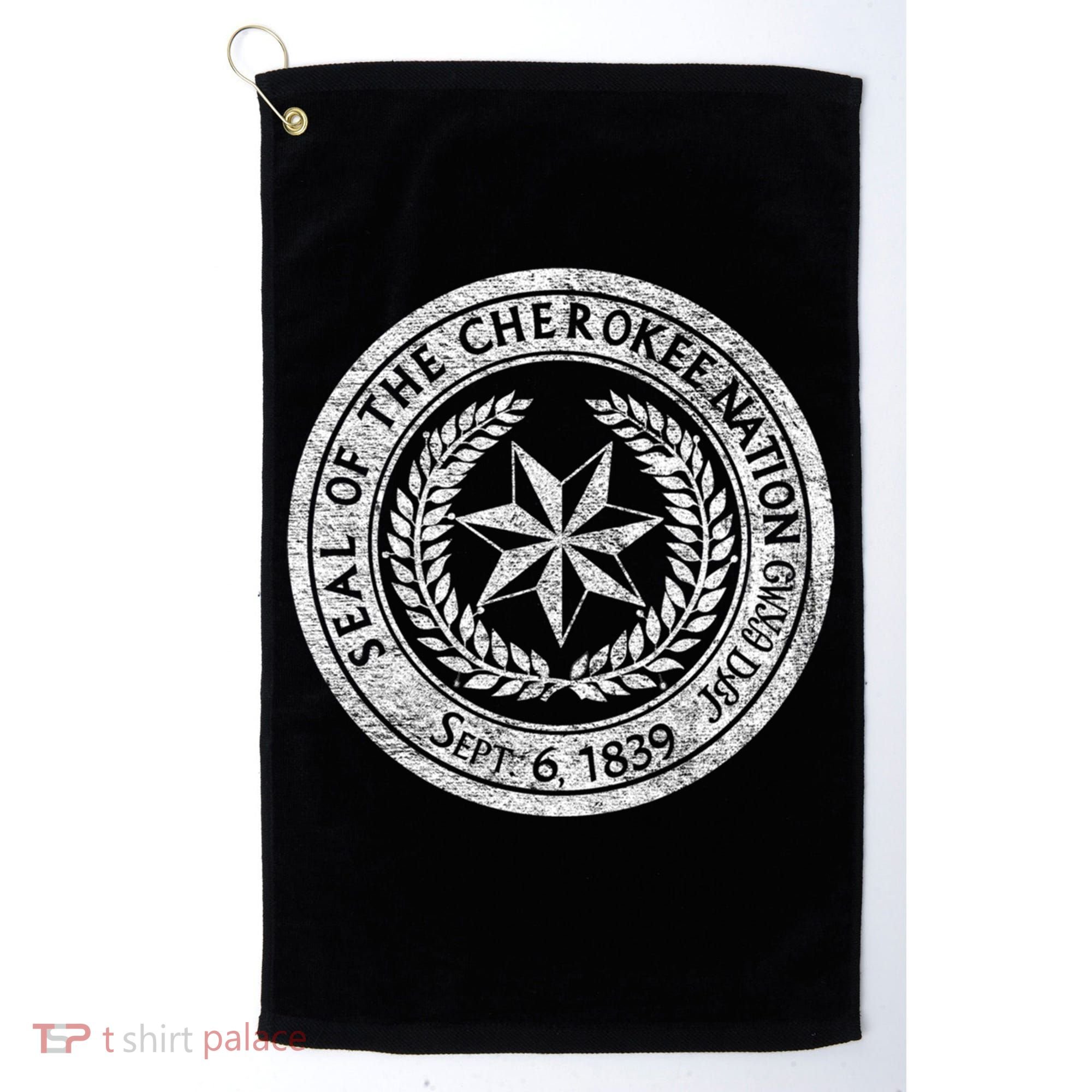 Cherokee Nation Seal Native American Tribe Pride Honor Meaningful Gift Golf Towel