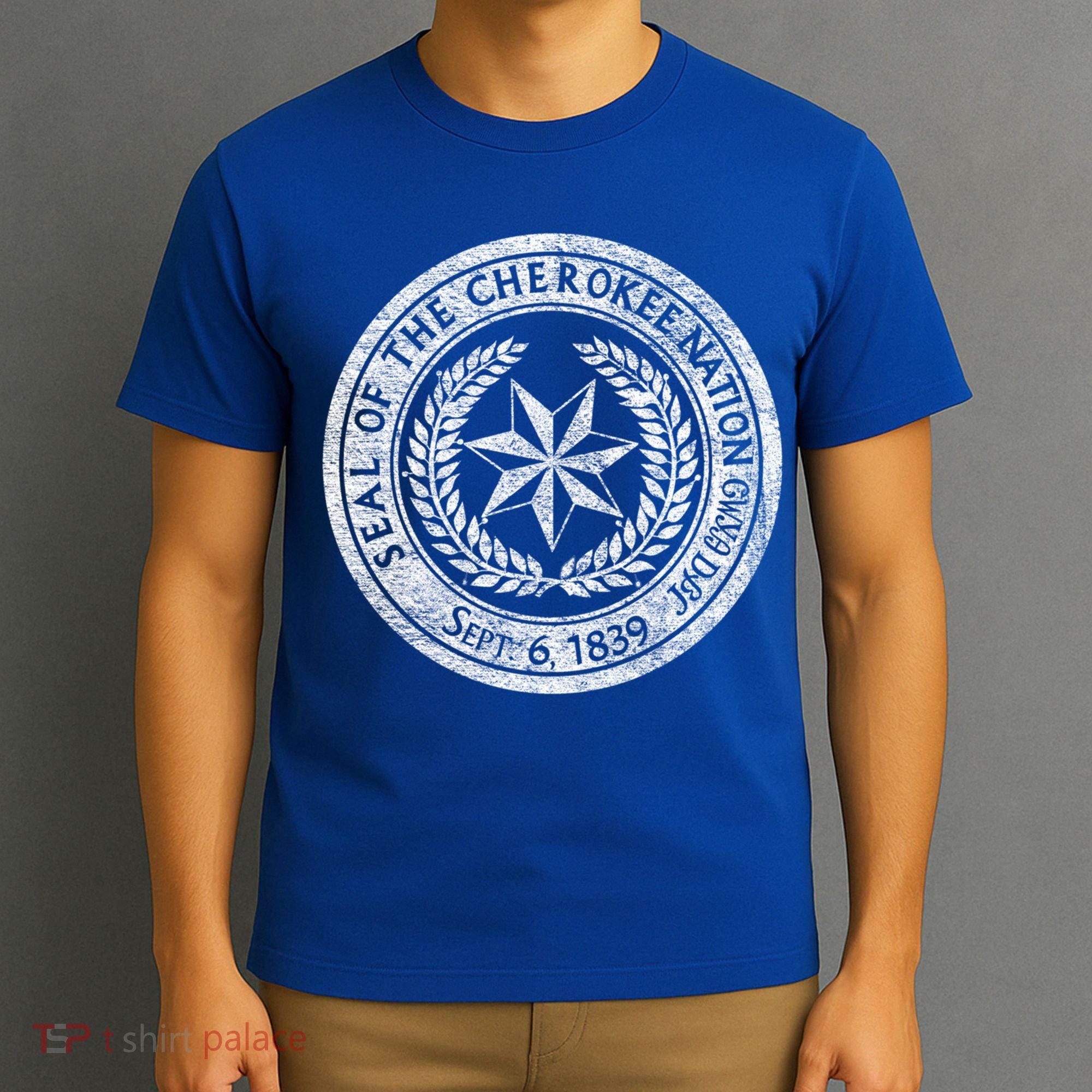 Cherokee Nation Seal Native American Tribe Pride Honor Meaningful Gift T-Shirt