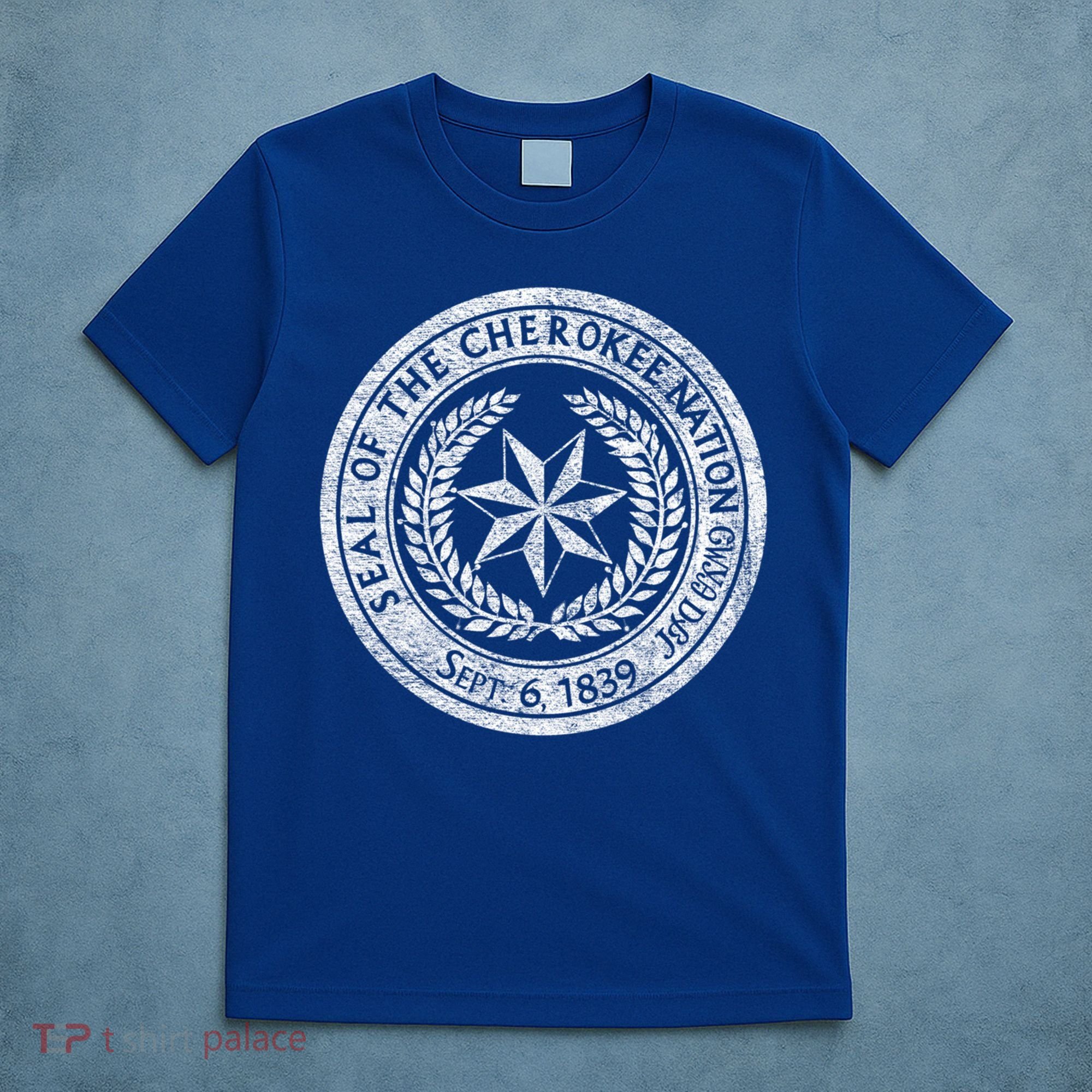 Cherokee Nation Seal Native American Tribe Pride Honor Meaningful Gift T-Shirt