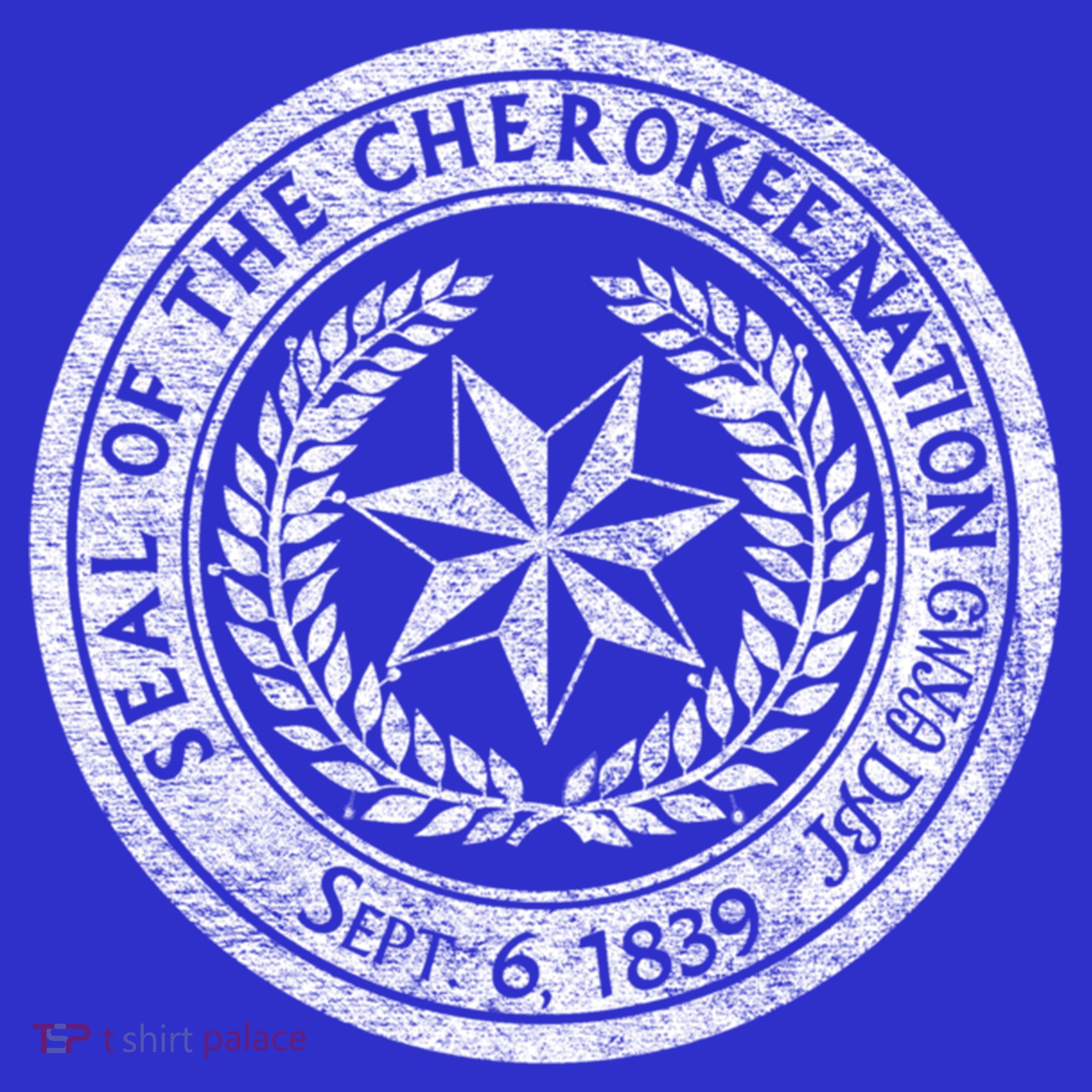 Cherokee Nation Seal Native American Tribe Pride Honor Meaningful Gift Polo
