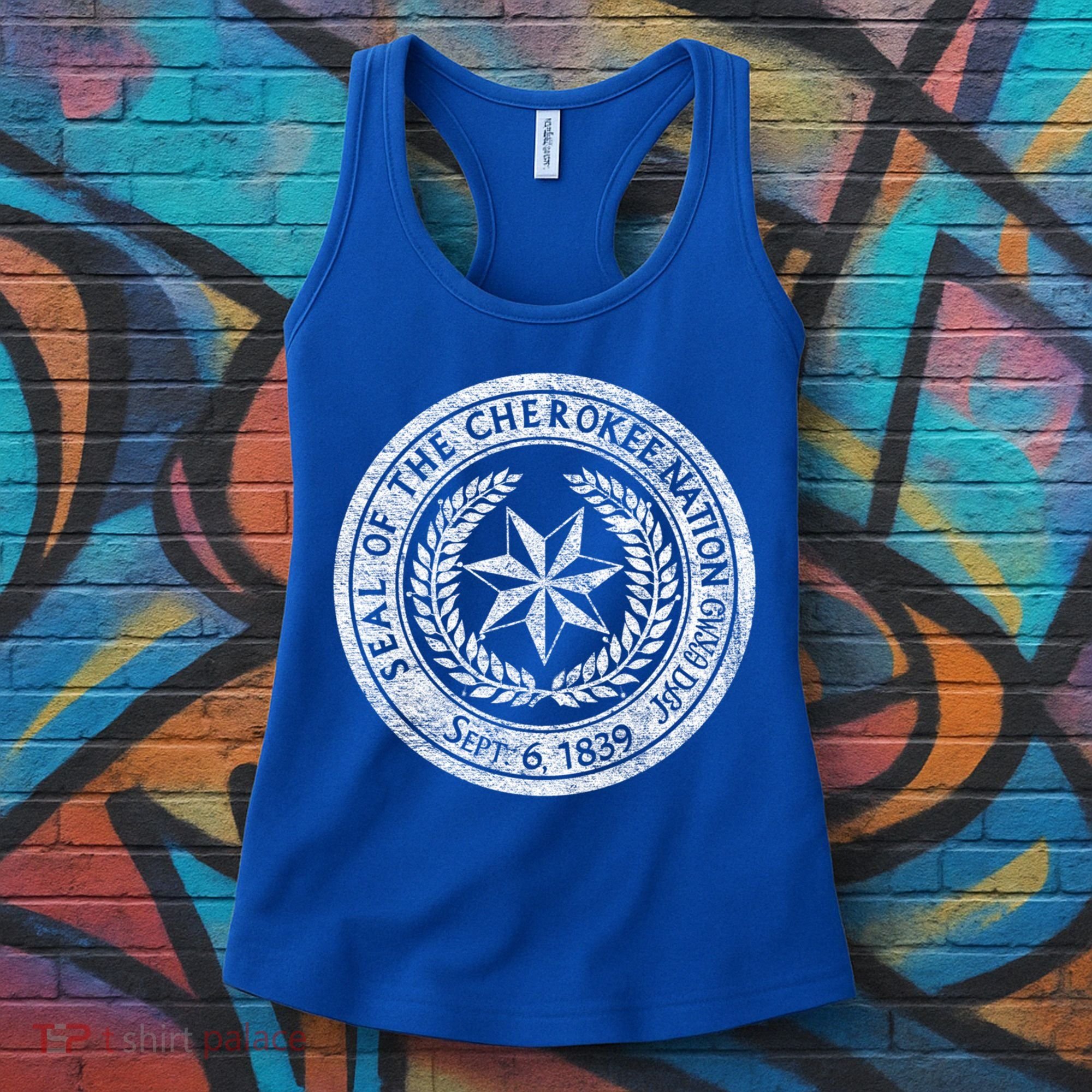 Cherokee Nation Seal Native American Tribe Pride Honor Meaningful Gift Women's Tank Top