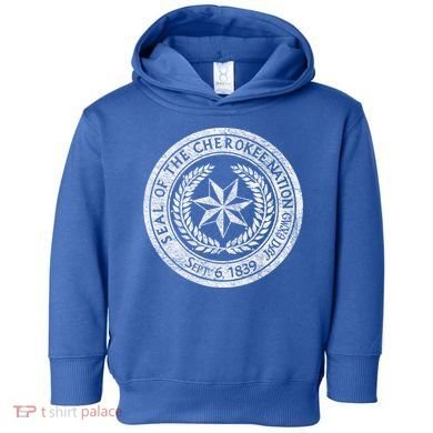 Cherokee Nation Seal Native American Tribe Pride Honor Meaningful Gift Toddler Hoodie