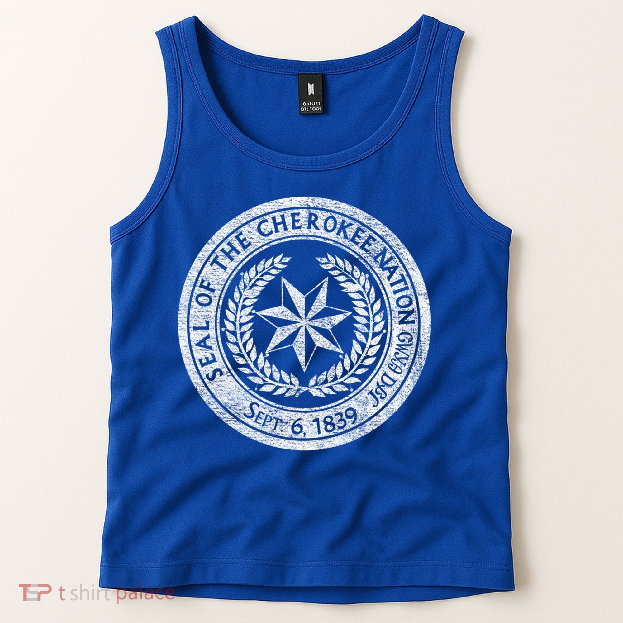 Cherokee Nation Seal Native American Tribe Pride Honor Meaningful Gift Tank Top