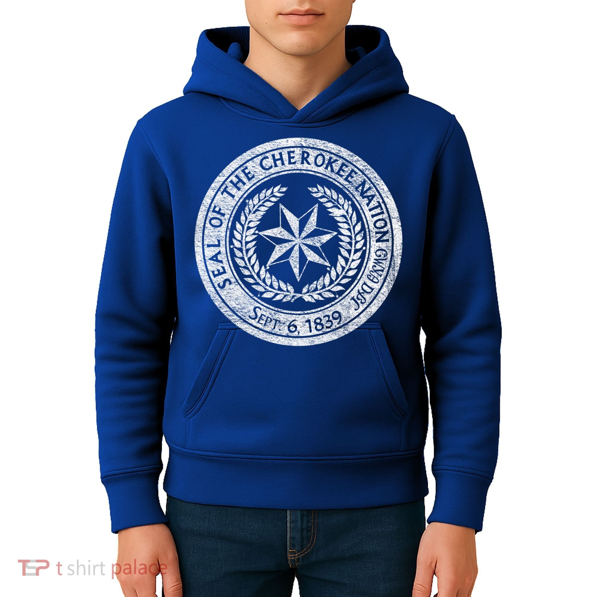 Cherokee Nation Seal Native American Tribe Pride Honor Meaningful Gift Kids Hoodie