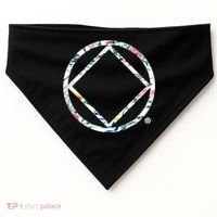Cool Na Symbol Narcotics Anonymous Na Aa Funny Gift USA-Made Doggie Bandana thumb 0
