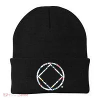 Cool Na Symbol Narcotics Anonymous Na Aa Funny Gift Beanie thumb 0