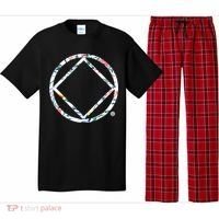 Cool Na Symbol Narcotics Anonymous Na Aa Funny Gift Pajama Set thumb 0