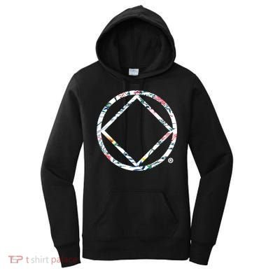 Cool Na Symbol Narcotics Anonymous Na Aa Funny Gift Women's Hoodie