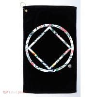 Cool Na Symbol Narcotics Anonymous Na Aa Funny Gift Golf Towel thumb 0