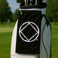 Cool Na Symbol Narcotics Anonymous Na Aa Funny Gift Golf Towel thumb 2