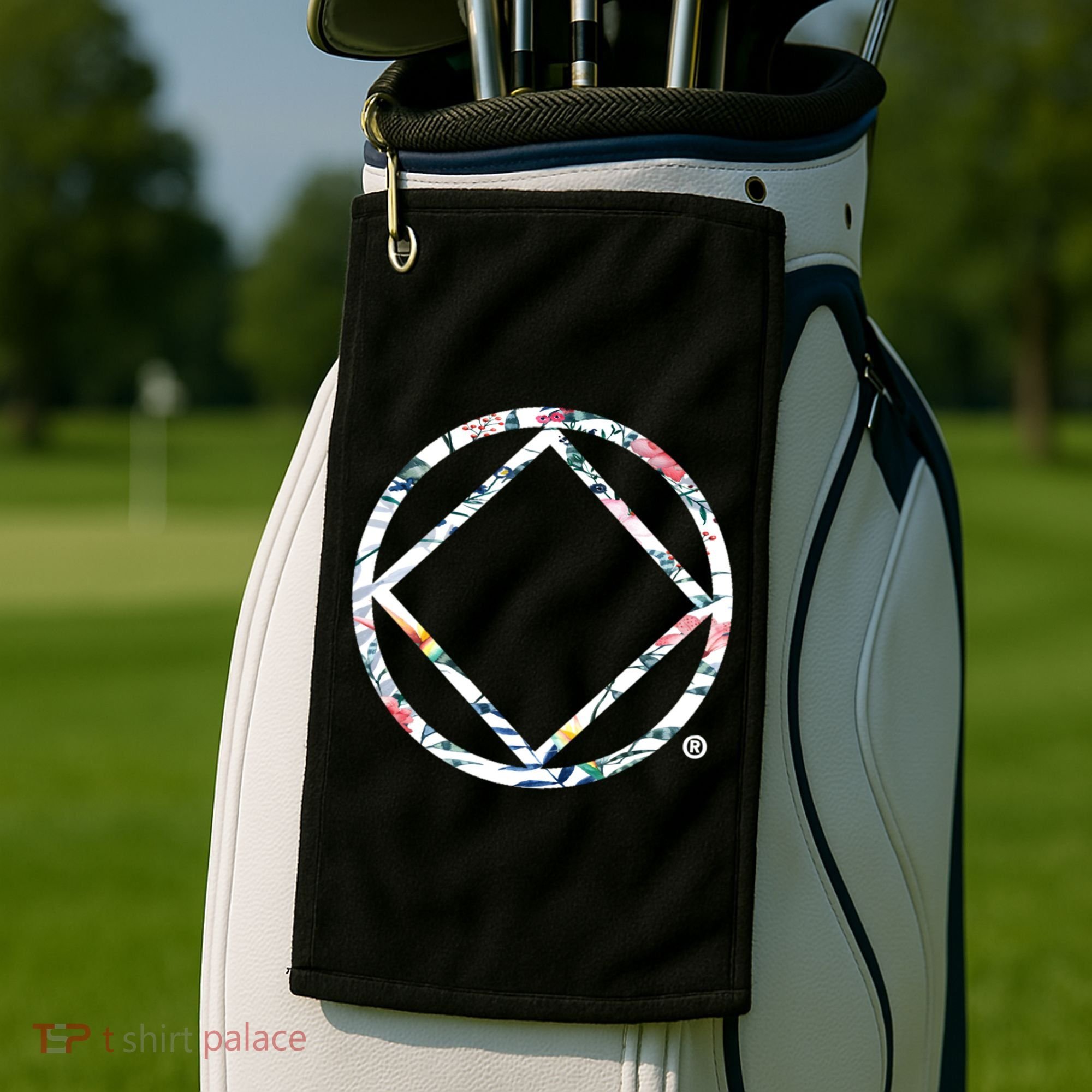 Cool Na Symbol Narcotics Anonymous Na Aa Funny Gift Golf Towel