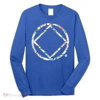 Cool Na Symbol Narcotics Anonymous Na Aa Funny Gift Long Sleeve Shirt thumb 0