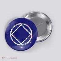 Cool Na Symbol Narcotics Anonymous Na Aa Funny Gift Button thumb 0