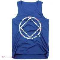 Cool Na Symbol Narcotics Anonymous Na Aa Funny Gift Tank Top thumb 0