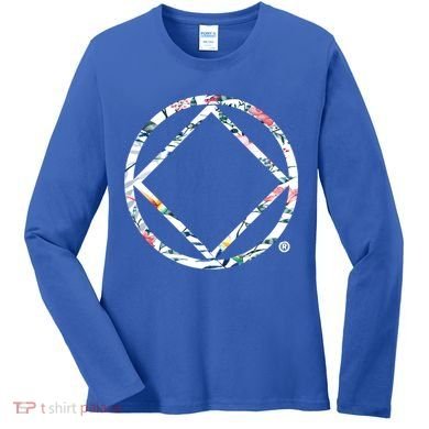 Cool Na Symbol Narcotics Anonymous Na Aa Funny Gift Women's Long Sleeve Shirt