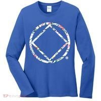 Cool Na Symbol Narcotics Anonymous Na Aa Funny Gift Women's Long Sleeve Shirt thumb 0