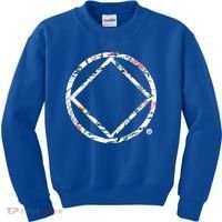 Cool Na Symbol Narcotics Anonymous Na Aa Funny Gift Kids Sweatshirt thumb 0