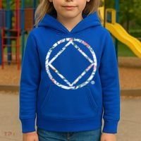 Cool Na Symbol Narcotics Anonymous Na Aa Funny Gift Kids Hoodie thumb 3