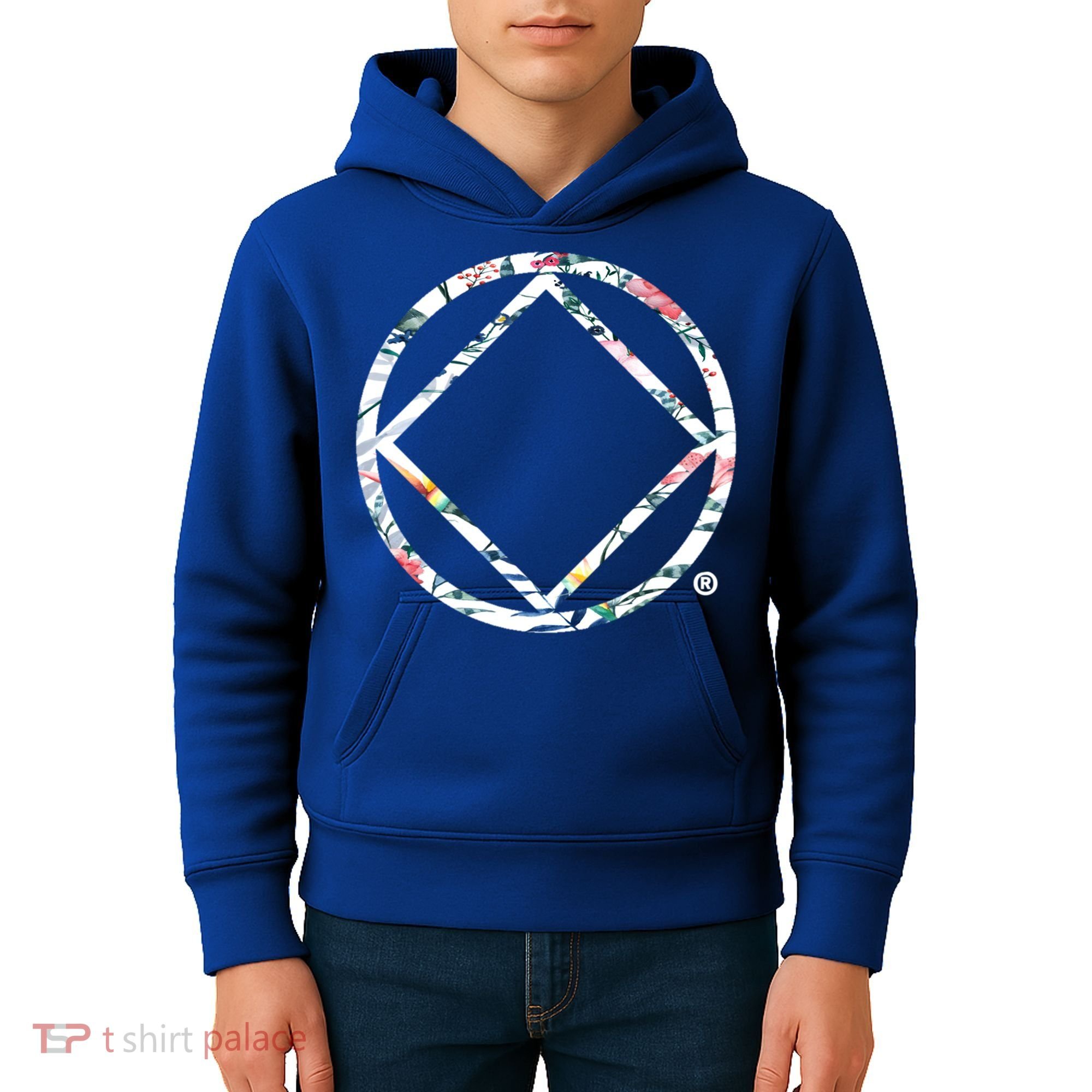 Cool Na Symbol Narcotics Anonymous Na Aa Funny Gift Kids Hoodie