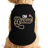 Cna Nurse Stethoscope Leopard Certified Nursing Assistant Funny Gift Doggie Tank thumb 0