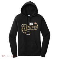 Cna Nurse Stethoscope Leopard Certified Nursing Assistant Funny Gift Women's Hoodie thumb 0