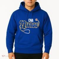 Cna Nurse Stethoscope Leopard Certified Nursing Assistant Funny Gift Hoodie thumb 2