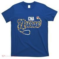 Cna Nurse Stethoscope Leopard Certified Nursing Assistant Funny Gift T-Shirt thumb 0