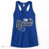 Cna Nurse Stethoscope Leopard Certified Nursing Assistant Funny Gift Women's Tank Top thumb 0