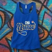 Cna Nurse Stethoscope Leopard Certified Nursing Assistant Funny Gift Women's Tank Top thumb 3