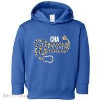 Cna Nurse Stethoscope Leopard Certified Nursing Assistant Funny Gift Toddler Hoodie thumb 0