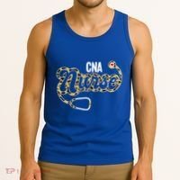 Cna Nurse Stethoscope Leopard Certified Nursing Assistant Funny Gift Tank Top thumb 3