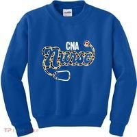 Cna Nurse Stethoscope Leopard Certified Nursing Assistant Funny Gift Kids Sweatshirt thumb 0