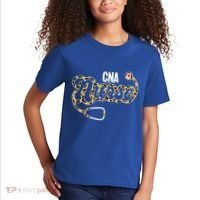 Cna Nurse Stethoscope Leopard Certified Nursing Assistant Funny Gift Kids T-Shirt thumb 2