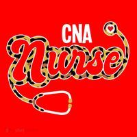Cna Nurse Stethoscope Leopard Certified Nursing Assistant Funny Gift Santa Hat thumb 1