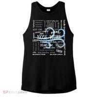 Canine Nosework Sniffer Dog Ladies PosiCharge Tri-Blend Wicking Tank thumb 0