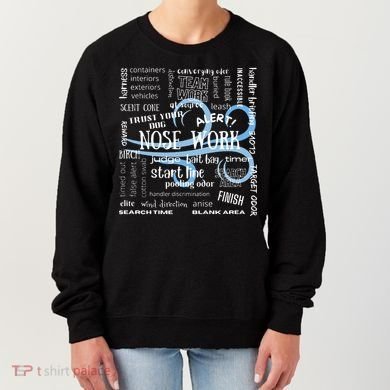 Canine Nosework Sniffer Dog Women's Sweatshirt