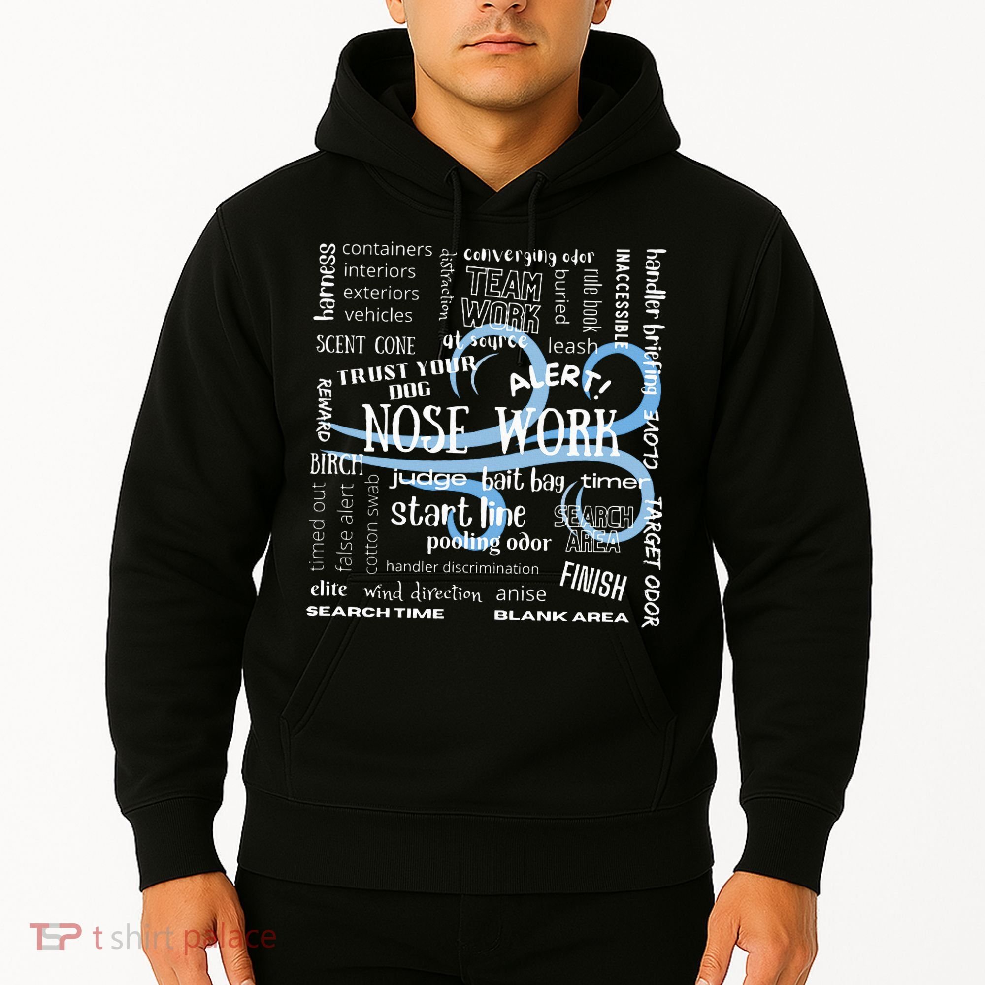 Canine Nosework Sniffer Dog Hoodie