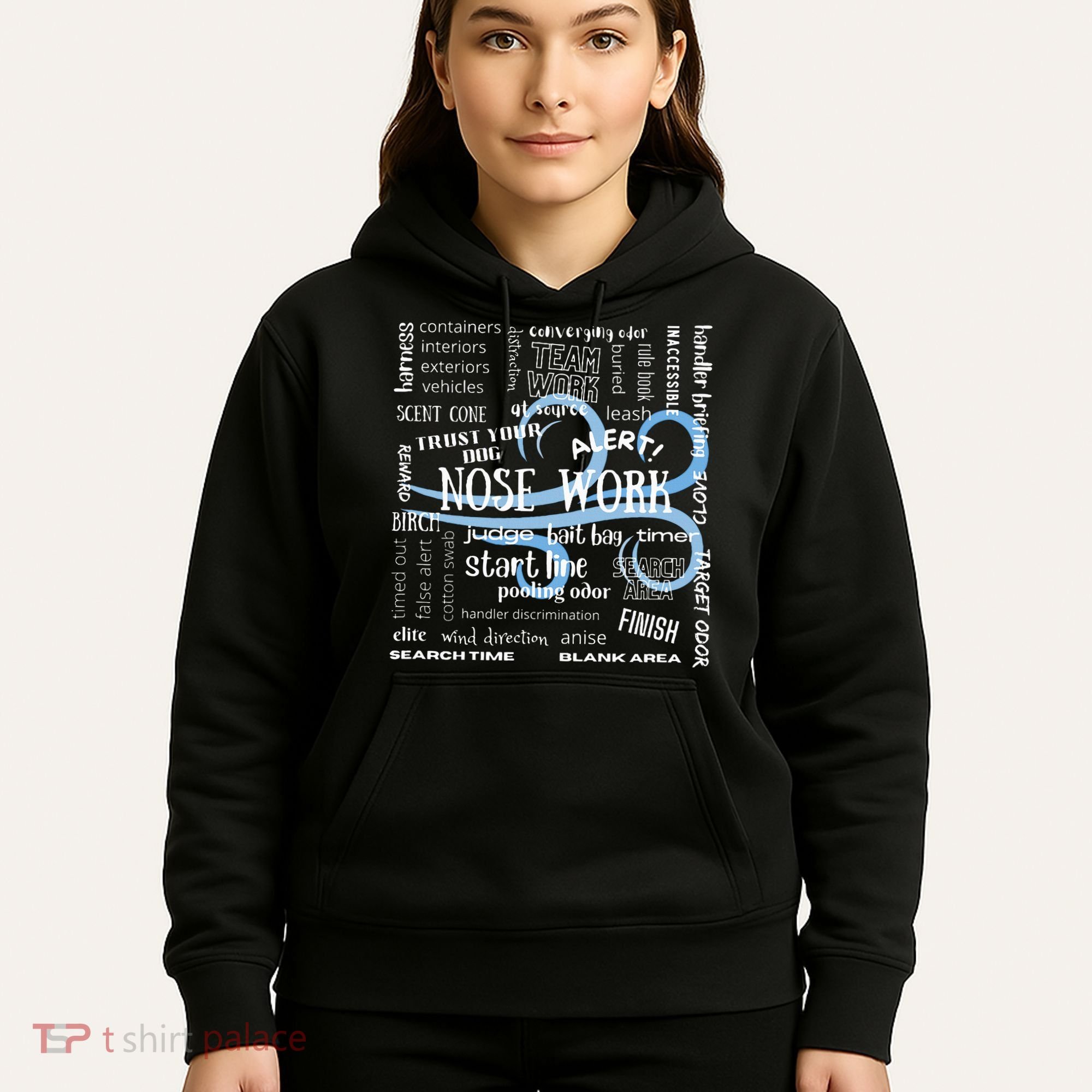 Canine Nosework Sniffer Dog Hoodie