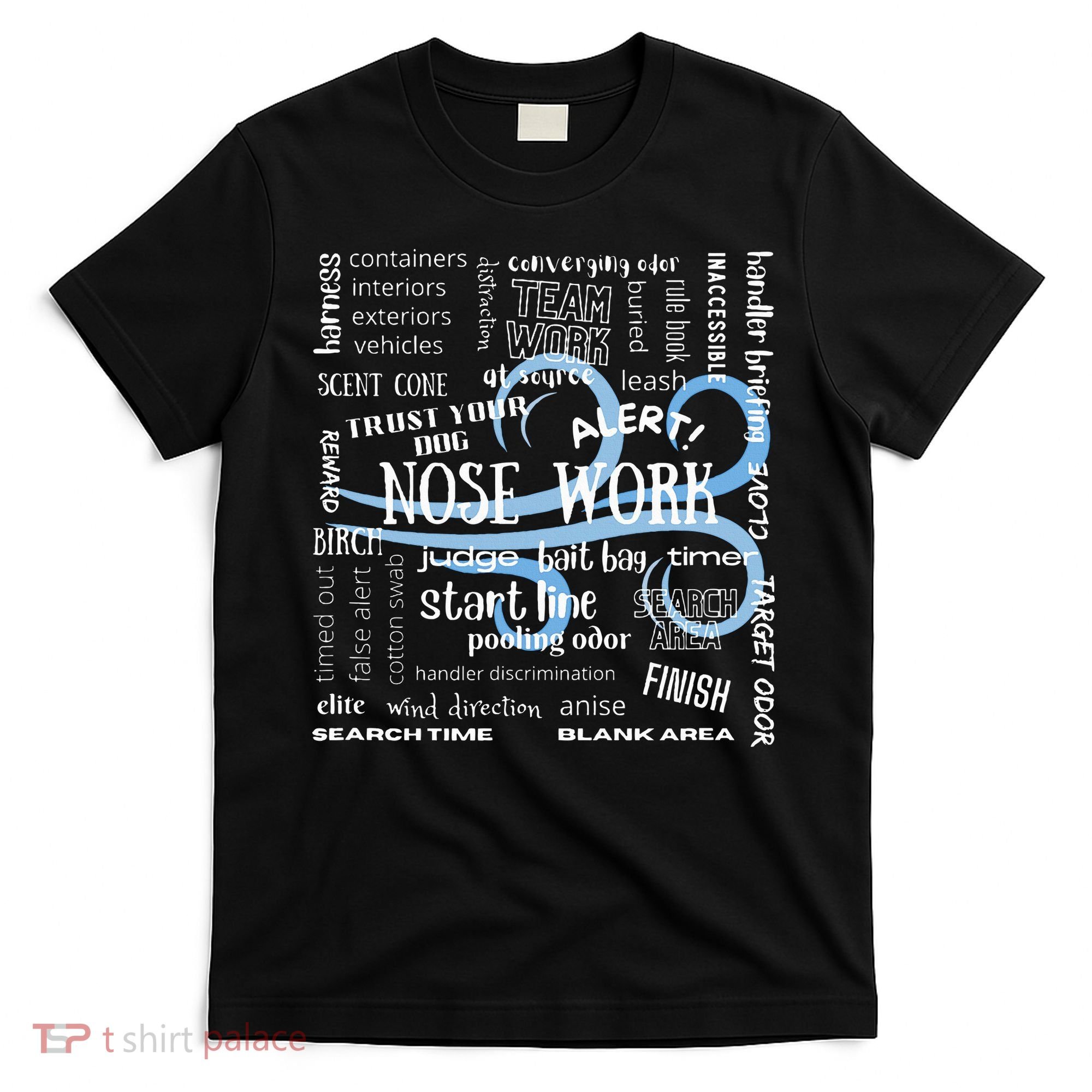 Canine Nosework Sniffer Dog T-Shirt